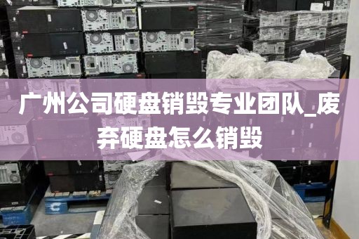 广州公司硬盘销毁专业团队_废弃硬盘怎么销毁